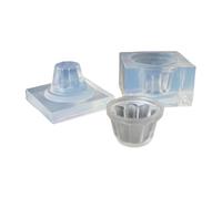 Moldes de silicona reutilizables hechos a mano, suministros de arte con forma de cuenco para crear alimentos en miniatura detallados y miniaturas artísticas de alimentos