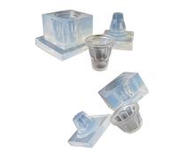 Moldes de silicona reutilizables hechos a mano, suministros de arte con forma de cuenco para crear alimentos en miniatura detallados y artísticos en miniatura para helados