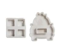 Moldes de silicona versátiles y resistentes para accesorios de cuenta regresiva, portátiles para artistas y suministros de manualidades, moldes de manualidades