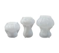Moldes de silicona versátiles y resistentes para accesorios de hongos portátiles para suministros artísticos y artesanales, amantes de las herramientas de creación artística