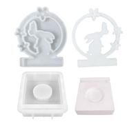 Moldes de soporte con base para decoraciones de Pascua, decoración de mesa de té, creación artística