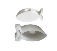 Moldes de soporte con forma de pez para hacer velas de té, decoración del hogar, moldes para candelabros con forma de fiesta