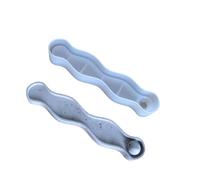 Moldes de soporte de perfumado de silicona ondulada, moldes de soporte de vela para soporte de perfumado, portavelas, bandeja decorativa de yeso