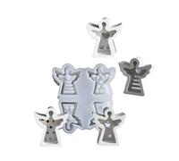 Moldes de soporte para hacer a mano, accesorios de silicona con textura para que los entusiastas hagan fácilmente adornos angélicos reutilizables para decoración de boda
