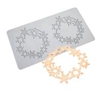 Moldes de Tuile Corona de Copo de Nieve de 2 Compartimentos Moldes de Tuile Encaje de Silicona para decoración de Pasteles DIY Fácil liberación Horneado de Grado Alimenticio para Postres de Alimentos