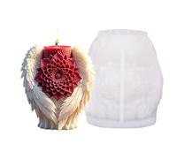 Moldes De Vela De Silicona,Formas De Silicona Angélica Para Fabricación De Velas - Herramientas Epoxis, Suministros Creativos Para Principiantes Artesanía Decorativa