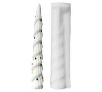 Moldes de velas de árbol de Navidad, forma de árbol de navidad para velas, fácil desmoldeo para jabones, plastilina de chocolate
