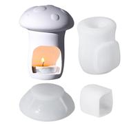 Moldes de velas de de silicona - Chandroomoutage epoxi | Moldes epoxi que fluyen de resina de silicona | FRATIVOS PROPORCIONADOS | Herramientas de cocción de candelabro de molde para su
