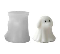Moldes De Velas De Halloween - Gato De Cachorro Ghost | Cuchara Fantasma De Silicona | Diseño Flexible Antiadherente, Material Resistente Al Calor, Formas Huecas Detalladas Para La Decoración De At