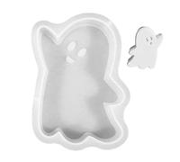 moldes de velas de Halloween Molde de figura de calavera 3D de Halloween