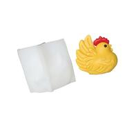 Moldes de velas de silicona con forma de animal de gallo, silicona de grado alimenticio para hacer velas, jabón y decoración del hogar, resina epoxi, fundido detallado de Chanticleer