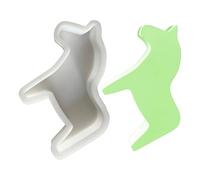 Moldes de yeso para velas de aromaterapia con adornos de Dalama grandes, medianos y pequeños. Moldes de silicona con forma de caballo para hacer moldes de resina epoxi para colgar en la pared, decorar