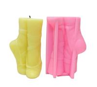 Moldes de zapatos de ballet para hacer jabón, moldes de silicona para zapatos de ballet para hacer decoraciones de Navidad para amantes de la danza