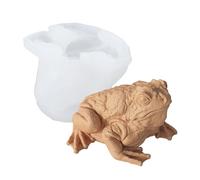 Moldes en forma de animal con forma de rana para hacer jabón, manualidades, hornear, animales realistas