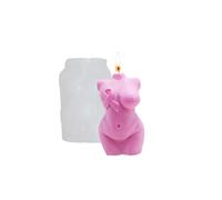 Moldes en forma de cuerpo 3D - Moldura de silicona femenina, escultura de forma humana | Fundición de velas corporales 3D, diseño creativo para hacer jabones, chocolates, pudines, decoraciones de