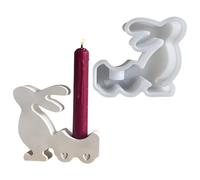Moldes En Silicona Para Manualidades - Antiadherente Que Permite Un Desmoldeo Fácil | Moldes de Velas con Forma de Conejo,Para Jabón Vela Cemento Arcilla Yeso Decoración De Mesa