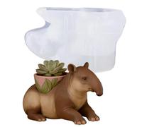 Moldes En Silicona Para Resina - Reutilizables animales DIY decoración hogar,Moldes De Arte Manual En Resina | para Decoración del Hogar Macetas Niños Adultos