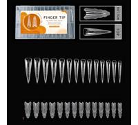 Moldes ergonómicos para uñas con bordes de mariposa para un uso cómodo y resultados dignos de salón de belleza, herramienta de modelado de uñas postizas