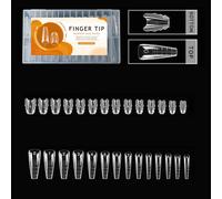 Moldes ergonómicos para uñas con bordes de mariposa para un uso cómodo y resultados dignos de salón de belleza, herramienta de modelado de uñas postizas