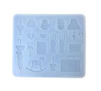 Moldes flexibles y reciclables de elastómero para hacer joyas con diseños de pastel de leche helada, simple elastómero fundido para colofonia