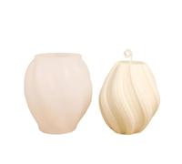 Moldes for velas de árbol Navidad DIY, molde decorativo for el hogar con forma cono geométrico for, moldes silicona, 2 uds Para Velas(Clear06)