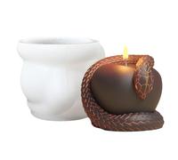 Moldes Halloween - Molde de Silicona para Velas de Aromaterapia,Molde Manual de Desmolde Fácil para Resina Epoxi Yeso Decorativos Proyectos Temáticos Halloween