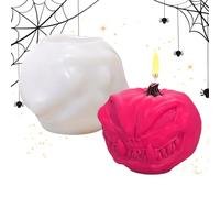 Moldes Halloween - Molde Para Velas Aromáticas de Silicona,Molde Manual de Desmolde Fácil para Resina Epoxi Yeso Decorativos Proyectos Temáticos Halloween