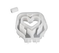 Moldes hidropónicos para plantas hechos a mano con tu propio corazón para plantas con moldes de silicona para macetas, molde de jarrón de textura única