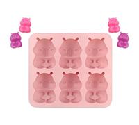 Moldes Hielo Capibara - Cubitera Silicona 3D | Forma Adorable Antiadherente Para Congelar | Perfecto Para Cócteles, Whisky, Bourbon, Brandy, Zumos, Gelatina, Chocolate, Bebidas Festivas Primaverales