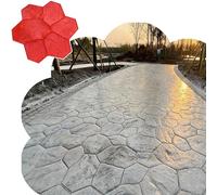 Moldes Hormigon Impreso Moldes de Estampado para Pavimentos de Piedra y Hormigón con Asas, Alfombrilla de Textura para Impresiones en Cemento, Almohadilla de Estampado Decorativo(1pc)