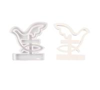 Moldes huecos para candelabros con base para hacer portavelas, portavelas para decoración del hogar, moldes de ambiente pacífico