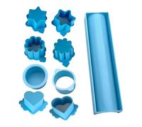 Moldes Ice Lolly - Moldes Eislolly con palos, forma de Lollys, Cake Pop Circle Maker Juego de moldes | Herramientas para hornear impresas en 3D para hacer moldes para fiestas de cumpleaños de cocina