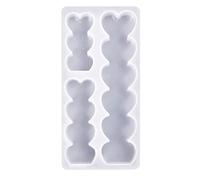 Moldes largos redondos/ondulados/corazones para hacer jabones entusiastas de las manualidades