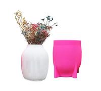 Moldes multifuncionales de silicona para jarrones con patrón de rayas, moldes de resina multiusos hechos a mano para decoración de jarrones hechos a mano