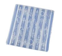 Moldes multifuncionales para uñas, molde para estilismo, accesorios para uñas con tema Retro, moldes adecuados para accesorios de mejora, molde para joyería Unguis