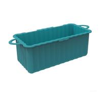 Moldes no de silicona para hornear pan, pasteles y magdalenas, diseñados para un contacto seguro con alimentos (verde)