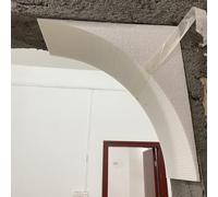 Moldes para Arcos de Puertas Kit de Marco de Arco Ligero de Espuma para Puertas y Paredes, 2 Piezas de Molduras Decorativas Universales Redondeadas para Arcos de Puerta(24x31x31cm (9.4x12.2x12.2"))
