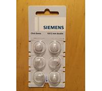 Moldes para audífonos Click Dome de Siemens, 10/12 mm, blíster de 6 unidades dobles
