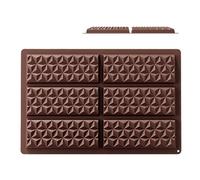 Moldes para bombones, frágiles moldes de chocolate | moldes de silicona para barras de chocolate, barras de silicona para cereales, moldes de silicona para caramelos