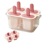 Moldes Para Cake,4 Cavidades Fácil Desmoldeo Antigoteo y Antiadherente | Molde para Hacer Helados - Para Postres Refrigerador Hogar Cocina De Verano Picnic Y Encuentros