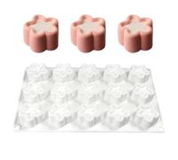 Moldes para caramelos, 15 piezas, herramienta de moldeo para manualidades, moldes de silicona para chocolate, para cera, cemento, arcilla, pudín postre, magdalenas, dulces
