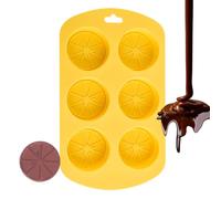 Moldes para caramelos, suministros reutilizables antiadherentes con forma de fruta de 6 cavidades | Moldes para hacer dulces | Para entusiastas, familiares, amigos, estudiantes, adultos, hombres