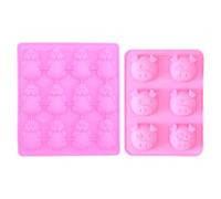 Moldes Para Cerditos De 2 Piezas, Moldes Resistentes A Altas Temperaturas, Moldes De Silicona Para Hornear, Moldes Interesantes Para Hacer Chocolate, Dulces, Gelatina