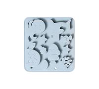 Moldes Para Chocolate Y Para Caramelos,10 Cavidades Con Tema De Animales Marinos - Moldes De Silicona Para Repostería,Para Helado Pastel Jabón Gominola Gelatina Galleta Alimentos