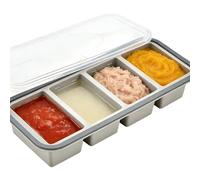 Moldes para congelador - Contenedor de almacenamiento | Recipientes de silicona para congelador: moldes dispensadores con tapa para sobras de sopa de caldo y salsas, ideales para controlar las porcion