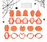 Moldes para cortar piruletas de temporada de Halloween | Molde para tartas con palitos para principiantes, profesionales, panaderos, aficionados, cocina, escuela, fiesta, hogar