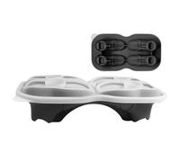 Moldes para cubitos de hielo para cócteles | moldes de silicona para cócteles con diseño de zapatos, utensilios de cocina aptos para alimentos con extracción en forma de zapato, recipiente congelador