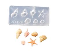 Moldes para decoración de uñas, moldes de flores, plantilla para manicura, decoraciones artísticas para uñas, plantilla de manicura, herramienta de silicona