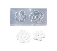 Moldes para decoración de uñas, moldes de flores, plantilla para manicura, decoraciones artísticas para uñas, plantilla de manicura, herramienta de silicona
