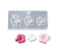 Moldes para decoración de uñas, moldes de flores, plantilla para manicura, decoraciones artísticas para uñas, plantilla de manicura, herramienta de silicona